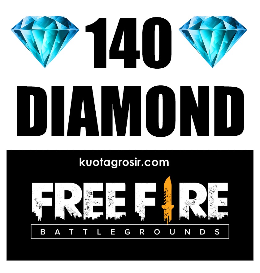 GAME ONLINE FreeFire BattleGrounds - 140 Diamond FreeFire