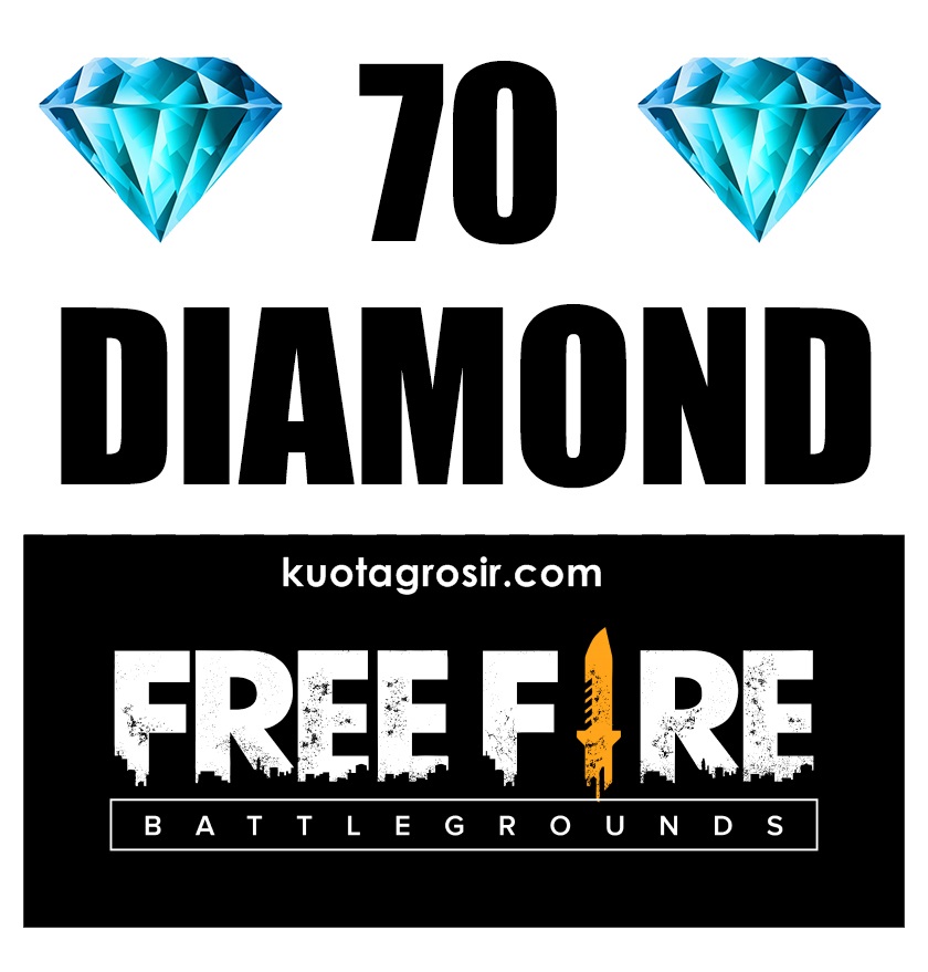 GAME ONLINE FreeFire BattleGrounds - 70 Diamond FreeFire