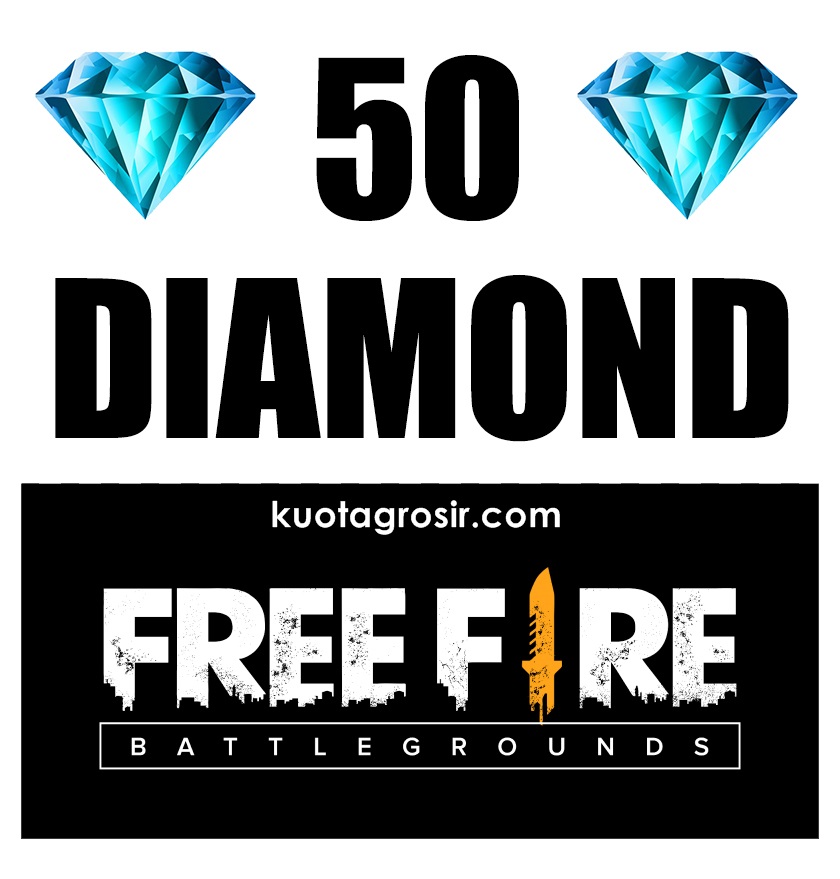 GAME ONLINE FreeFire BattleGrounds - 50 Diamond FreeFire